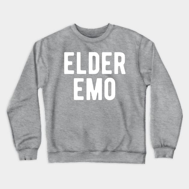 Elder Emo Crewneck Sweatshirt by blueduckstuff